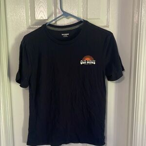 Old Navy Black Short Sleeve Crew Neck Tee